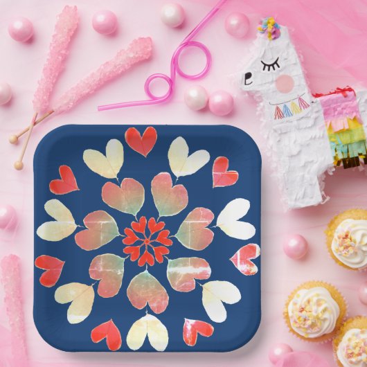 Bord van hartenliefdespapier (Feest)