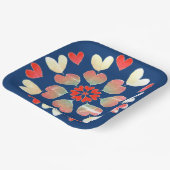 Bord van hartenliefdespapier (Gebogen)