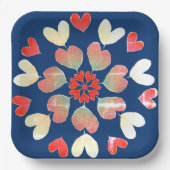 Bord van hartenliefdespapier (Voorkant)