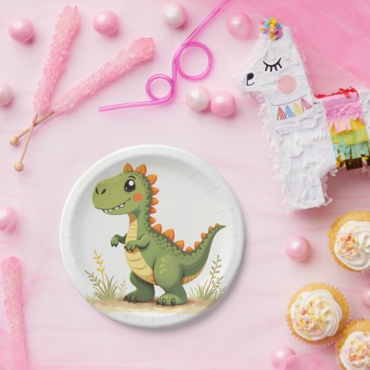 bord van het afbeelding van de dinosaurus (Feest)