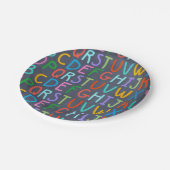 Bord van het alfabet van het schoolkarton (Gekanteld)