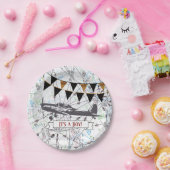 Bord van het Baby shower van het vliegtuig (Feest)