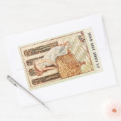 Bord van het boekje van Pandora Rechthoekige Sticker (Envelop)