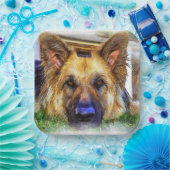 Bord van het Duitse Shepherd Paper (Feest)