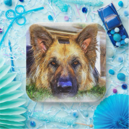 Bord van het Duitse Shepherd Paper
