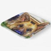 Bord van het Duitse Shepherd Paper (Gebogen)