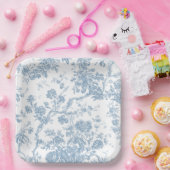 Bord van het Franse Blauwe Toile de Jouy Paper (Feest)