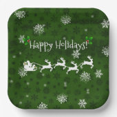 Bord van het groenste sinterkletsenhoed en het ren (Voorkant)