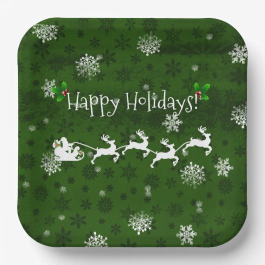 Bord van het groenste sinterkletsenhoed en het ren (Voorkant)