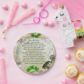 Bord van het Ierse House Blessing paper (Feest)