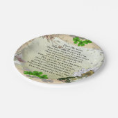 Bord van het Ierse House Blessing paper (Gekanteld)