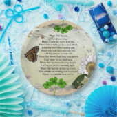 Bord van het Ierse House Blessing paper (Feest)