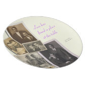 Bord van het Jubileum van het huwelijk met portre (Rechter zijde)