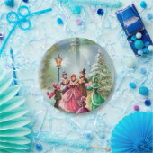 Bord van het kerstfeest in Vintage (Feest)