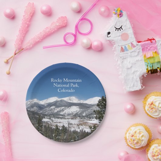 Bord van het nationale park Rocky Mountain (Feest)