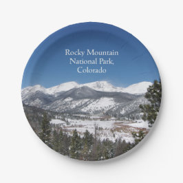 Bord van het nationale park Rocky Mountain