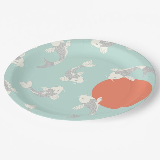 Bord VAN HET PAPIER : JAPANESE STIJL : KOI FISH PA (Gekanteld)