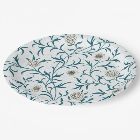 Bord VAN HET PAPIER : WILLIAM MORRIS : PLATTELAND (Gekanteld)