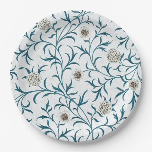 Bord VAN HET PAPIER : WILLIAM MORRIS : PLATTELAND (Voorkant)