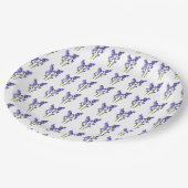 Bord van het patroon van het weefsel van Bluebells (Gekanteld)