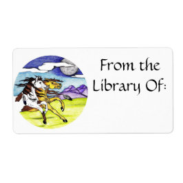 Bord van het Southwestern Horse Book Etiket