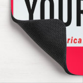 Bord van het Wisconsin dairyland Muismat (Hoek)