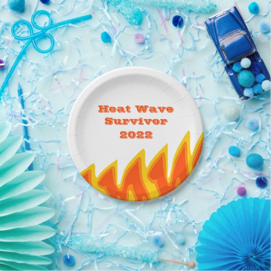 Bord van hittegolf 2022 papier (Feest)
