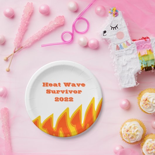 Bord van hittegolf 2022 papier (Feest)