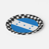 Bord van Honduras, buffelpleister en vlag van Hond (Gekanteld)