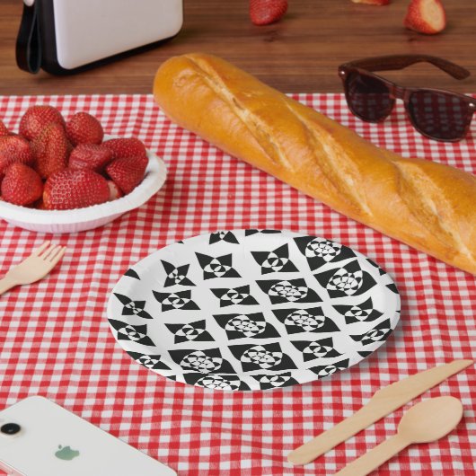 bord van iconisch papier (Picknick)