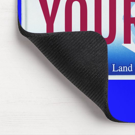 Bord van Illinois licence Muismat (Hoek)