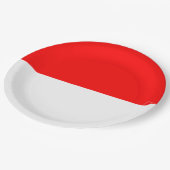 Bord van Indonesische vlag (Indonesië) (Gekanteld)