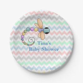 Bord van kleurrijk papier voor Chevron en Dragonfl