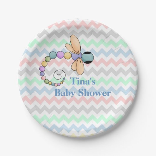 Bord van kleurrijk papier voor Chevron en Dragonfl (Voorkant)