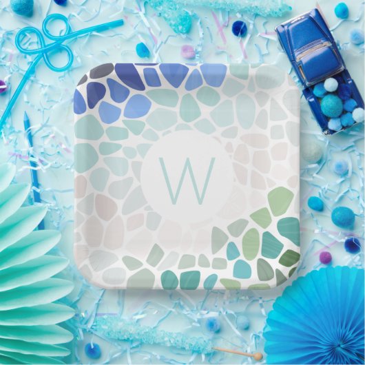 Bord van kleurrijk Zee (Feest)