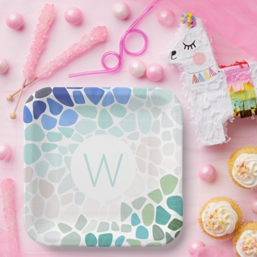 Bord van kleurrijk Zee (Feest)