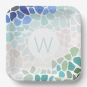 Bord van kleurrijk Zee (Voorkant)