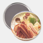 Bord van Krabbenen Voedselmagneet Magneet (Voorkant / Achterkant)