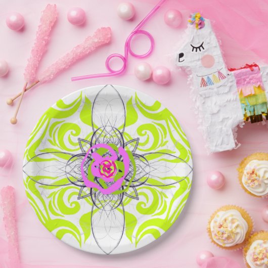 Bord van limoen en Roos (Feest)