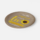 Bord van Little Sunflower 2e Birthday Paper (Gekanteld)