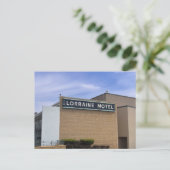 Bord van Lorraine Motel Briefkaart (Staand voorkant)