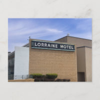 Bord van Lorraine Motel