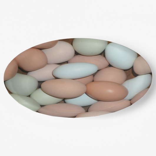 Bord van multiverkleurd kippeneierpapier (Gekanteld)