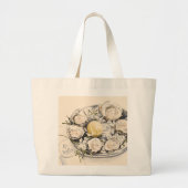 Bord van oesters 2012 grote tote bag (Voorkant)