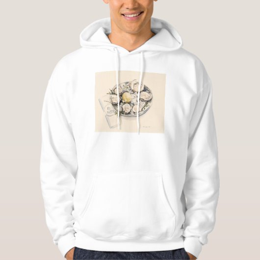 Bord van oesters 2012 hoodie (Voorkant)