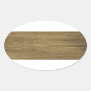 bord van onbewerkt verguld goud ovale sticker