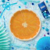 bord van Oranje citruspapier (Feest)
