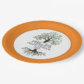 Bord van Oranje en bruin reünie-papier (Gekanteld)