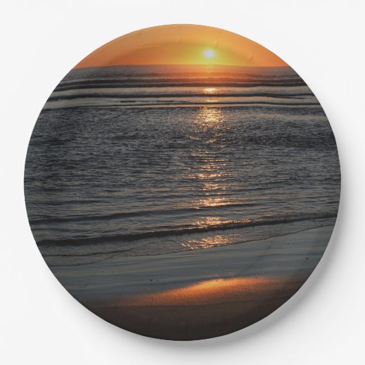 Bord van Oregon Coast Sunset-fotopapier (Voorkant)
