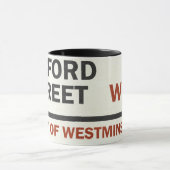 Bord van Oxford Street Mok (Midden)